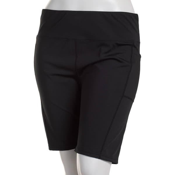 Plus Size Bally 9in. Bike Shorts - image 