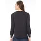 Womens Jones New York Long Sleeve Textured Charm Utility Blouse - image 2