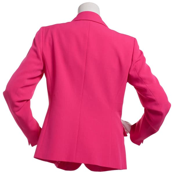 Plus Size Kasper Long Sleeve Two Button Notch Collar Jacket