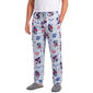 Mens Disney Snowboard Mickey Silky Fleece Pajama Pants - image 1