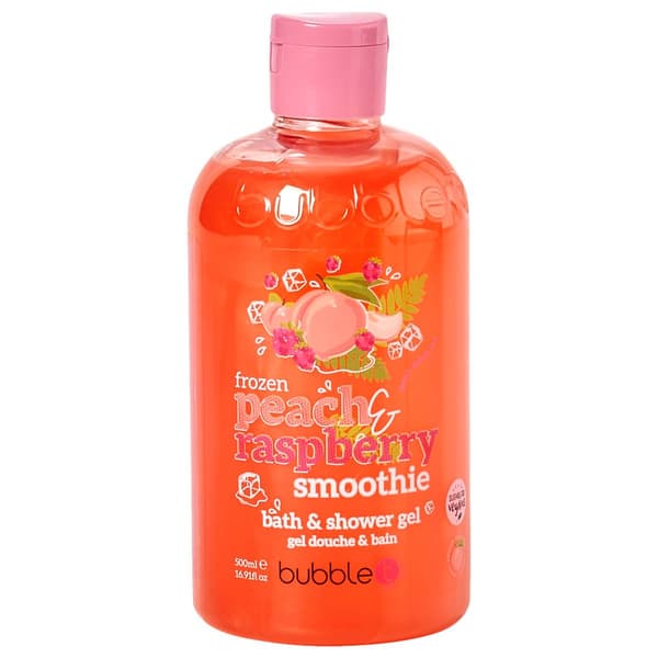 Bubble T Peach & Raspberry Smoothie Body Wash - image 