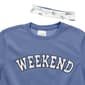 Juniors No Comment Fleece Top w/ Twill Applique & Headband - image 4