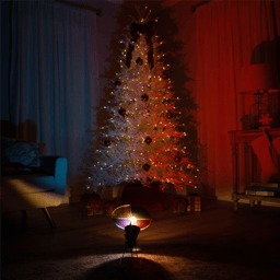 Northlight LED Rotating Christmas Tree Color Projecting Wheel