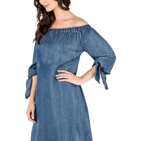 Womens Standards &amp; Practices Off-The-Shoulder Peasant Dress