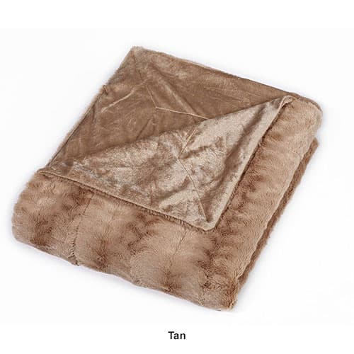 Swift Home Cozy Faux Fur Embossed Blanket