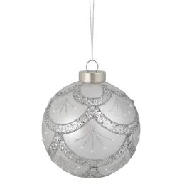 Northlight Seasonal 4in. Glittered Cosmoid Christmas Ornament