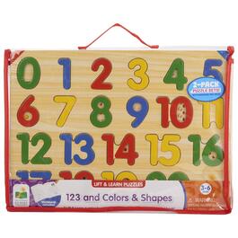 The Learning Journey Lift & Learn 123/Colors & Shapes Puzzles