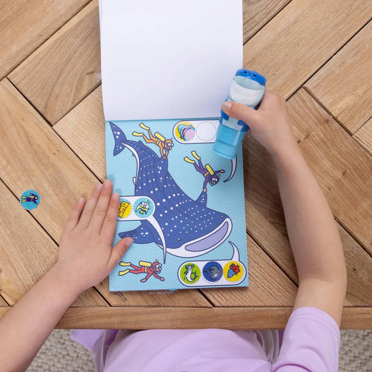 Melissa & Doug® Shark Activity Pad & Sticker Stamper