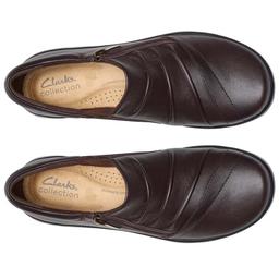 Womens Clarks® Kaetlyn Mila Casual Leather Slip On Flats