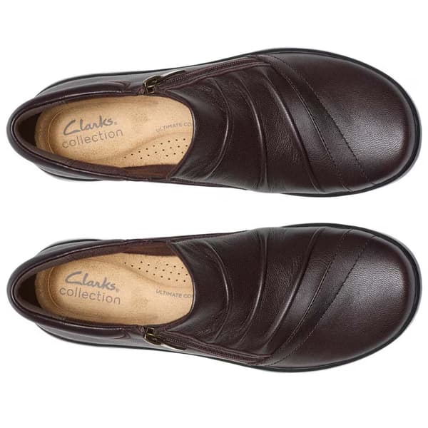 Womens Clarks&#174; Kaetlyn Mila Casual Leather Slip On Flats