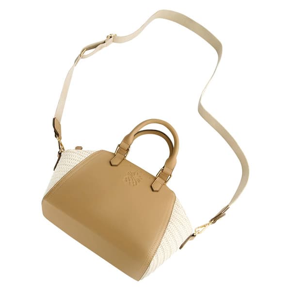 Tommy Bahama Large Satchel w/ Straw Accents