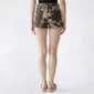 Juniors YMI® Bull Denim Mid Rise Cow Printed Shorts - image 2