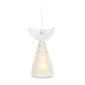 K&K Interiors Frosted & Beaded Glass LED Angel - image 1
