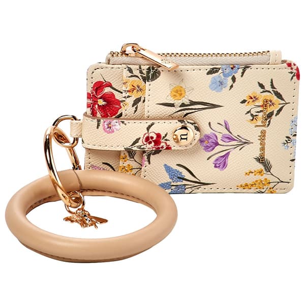 Womens Nanette Lepore Wristlet Loop Card Holder - Boho Garden