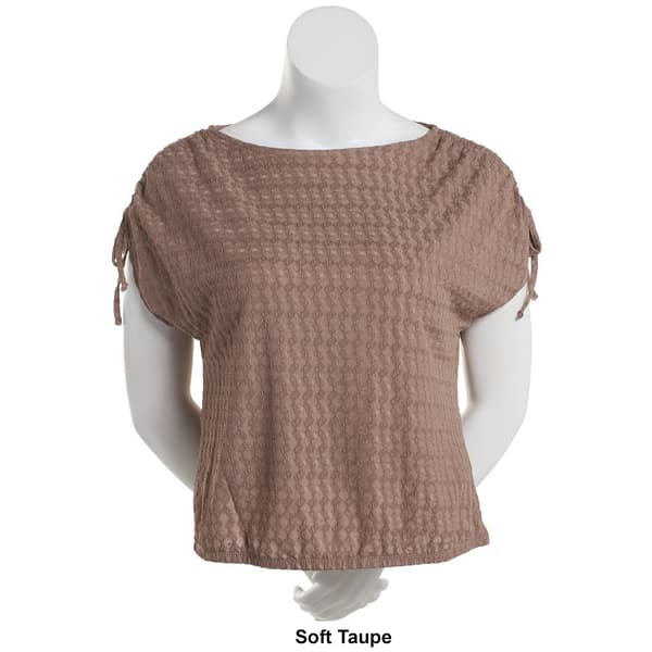 Womens French Laundry Short Dolman Tie Sleeve Boat Neck Blouse Boscov's