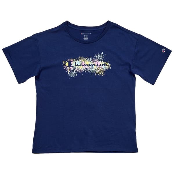 Girls (7-16) Champion® Short Sleeve Loose Fit Graffiti Tee