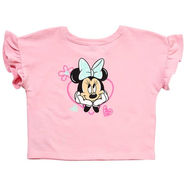 Toddler Girl Disney Minnie Hearts Shorts Set