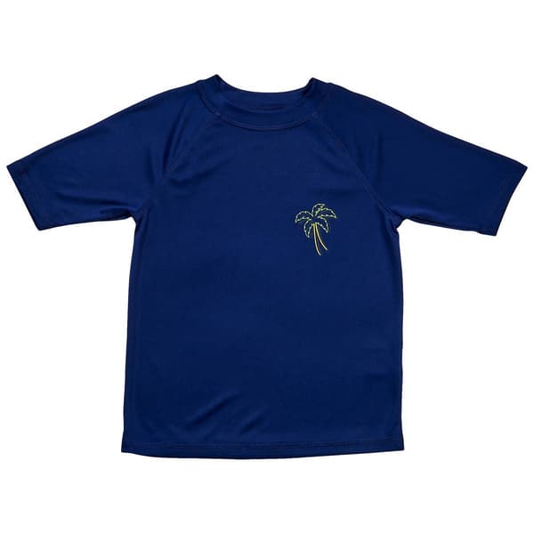 Boys (8-20) SURFZONE(R) Neon Palm Rash Guard - image 
