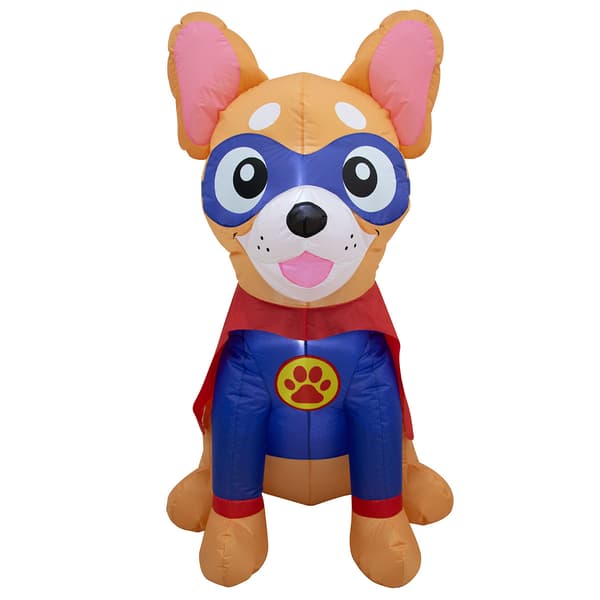 4ft. LED Inflatable Puppy In A Costume - image 