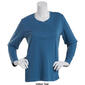 Womens Hasting &amp; Smith Long Sleeve Solid Henley Top - image 10