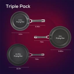 Circulon® Radiance 3pc. Hard-Anodized Non-Stick Frying Pan Set