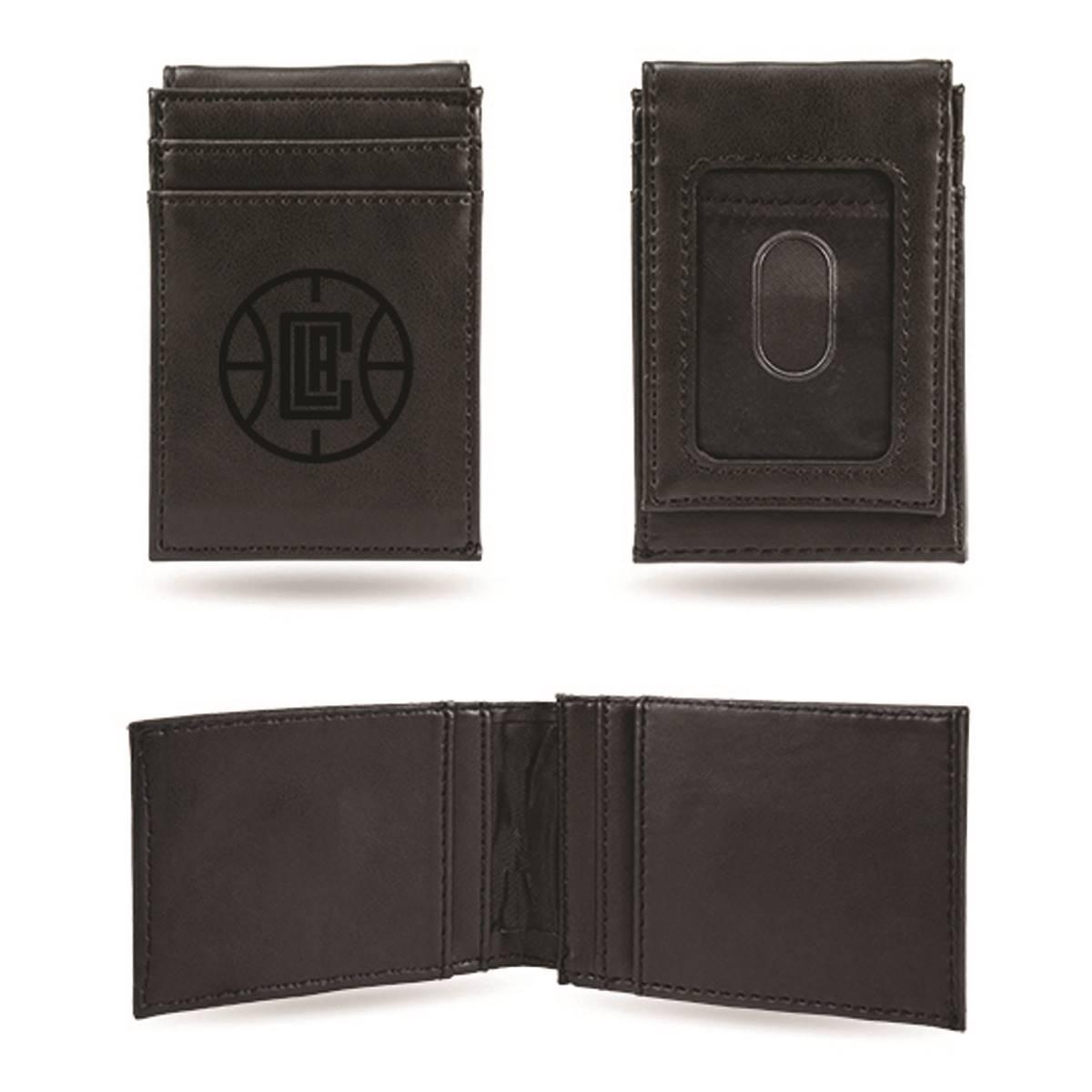 Mens NBA Los Angeles Clippers Faux Leather Front Pocket...