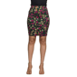 Womens 24/7 Comfort Apparel Floral Knee Length Pencil Skirt - image 1