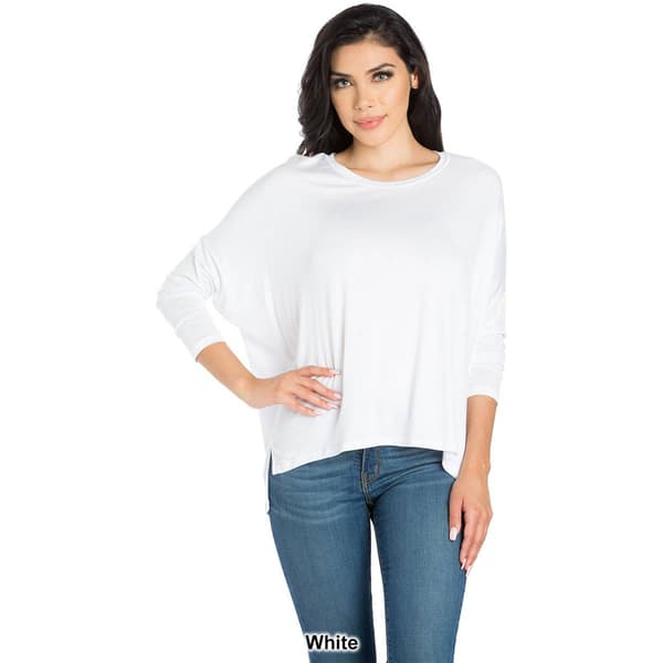 Womens 24/7 Comfort Apparel Oversized Dolman Tee