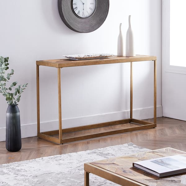 Southern Enterprises Dorville Reclaimed Wood Console Table