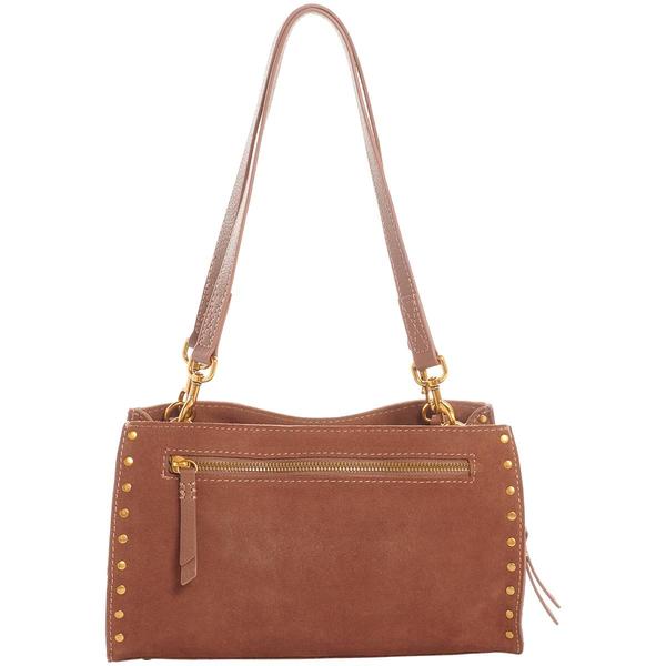 American Leather Co. Lenox Leaf Studded Shoulder Bag