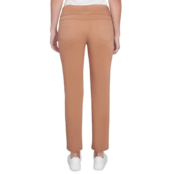 Womens Hearts of Palm Red-y To Shine Stretch Solid Pants
