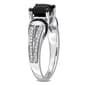 Sophia B 2 1/4ctw. Black & White Princess Diamond Statement Ring - image 3