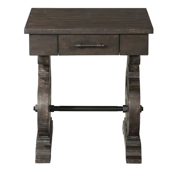 Elements Stone Square End Table