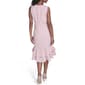Womens Tommy Hilfiger Ruffle Trim Mixed Media Floral Hi Low Dress - image 2