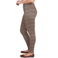 Womens Hearts of Palm Neutral Ground Pull On Plaid Ankle Pants - image 4