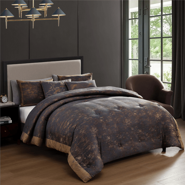 Bebejan Texture Jacquard  5pc. Comforter Set