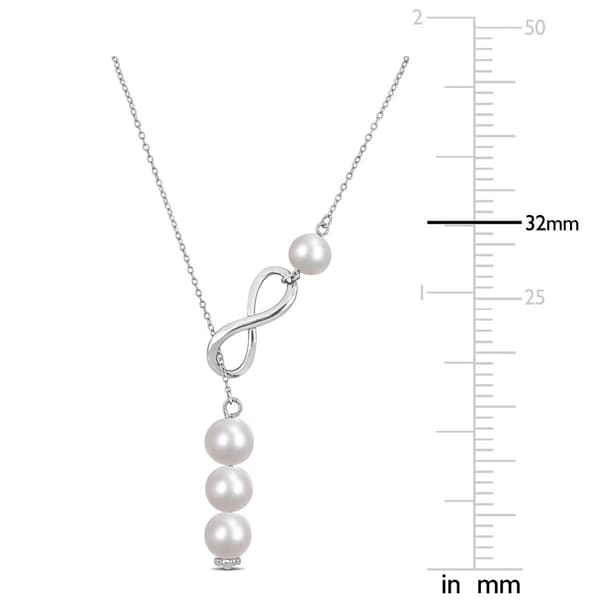 Gemstone Classics™ Sterling Silver Pearl Necklace