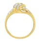 Loveblooms™ Yellow Gold 1/4ctw. Diamond Bypass Ring - image 3