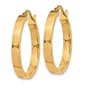 Gold Classics™ 14kt. Gold 25mm Hoop Earrings - image 2
