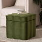 bali & pari Paulina Velvet Storage Ottoman - image 5