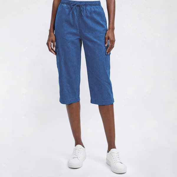 Womens Hasting & Smith Denim Cargo Capris