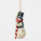 Jim Shore Heartwood Creek Snowman Candy Cane Christmas Ornament - image 2