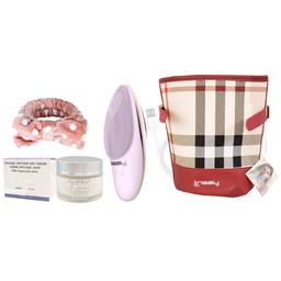 Linsay LED Facial Cleansing Brush and Day Cream Bundle