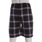 Mens Preswick & Moore® Plaid Drawstring Pajama Shorts - Black - image 2