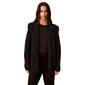 Womens Calvin Klein Long Sleeve Stitch Collar Zip Up Solid Cardi - image 1