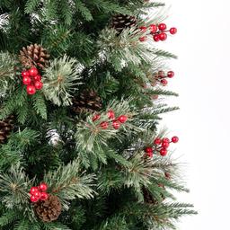 National Tree 6ft. Feel-Real® Virginia Pine Slim Christmas Tree