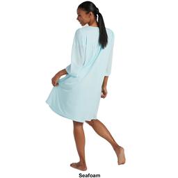 Womens Miss Elaine Nylon Tricot Short Robe