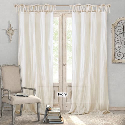 Elrene Jolie Semi-Sheer Curtain Panels