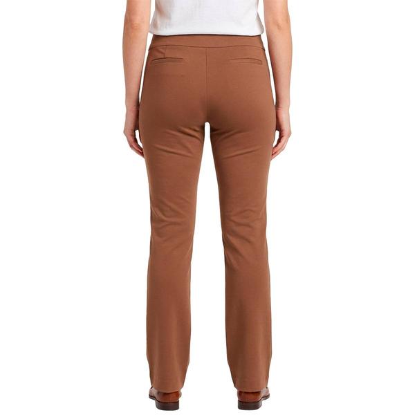 Womens AK Anne Klein Pull On Solid Trouser Dress Pants