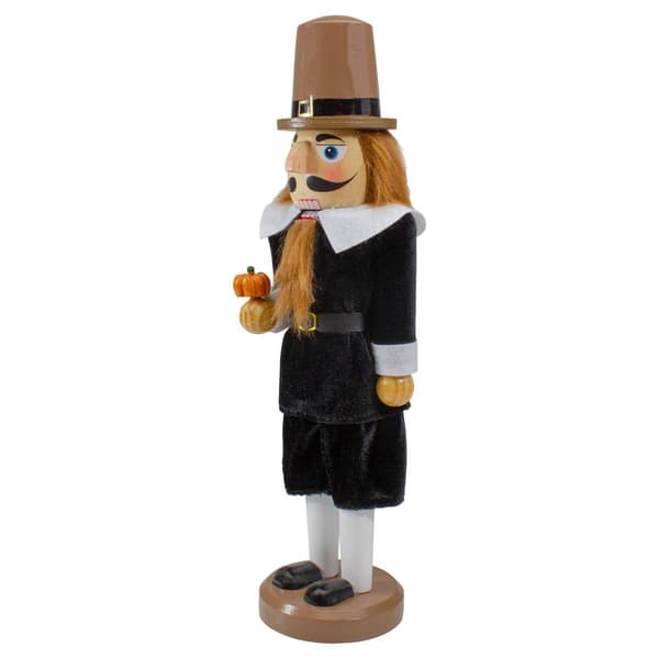 Northlight Seasonal 14in. Pilgrim Man Wooden Nutcracker